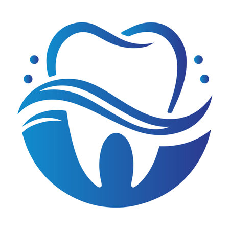 Teeth Tooth Logo Design Vector Illustrationのイラスト素材