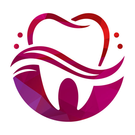Teeth Tooth Logo Design Vector Illustrationのイラスト素材