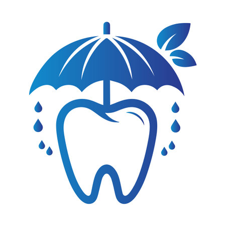 Teeth Tooth Logo Design Vector Illustrationのイラスト素材