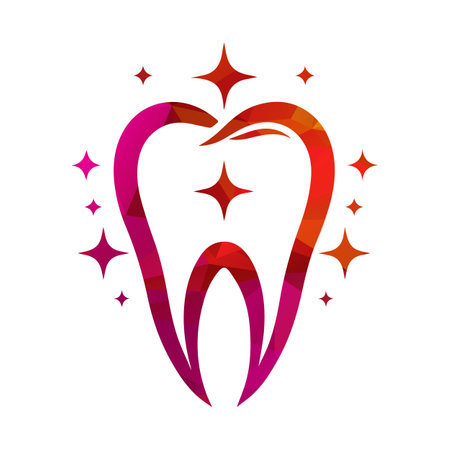Teeth Tooth Logo Design Vector Illustrationのイラスト素材