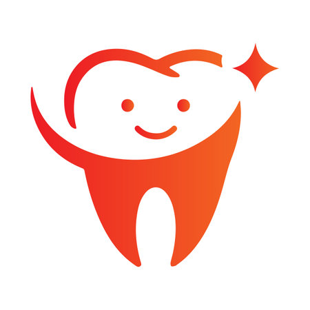 Teeth Tooth Logo Design Vector Illustrationのイラスト素材