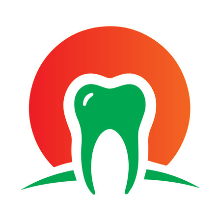 Teeth Tooth Logo Design Vector Illustrationのイラスト素材