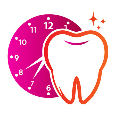Teeth Tooth Logo Design Vector Illustrationのイラスト素材