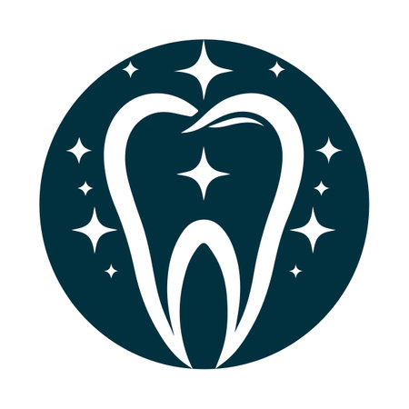 Teeth Tooth Logo Design Vector Illustrationのイラスト素材