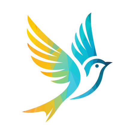 Bird Logo Design Vector Illustrationのイラスト素材