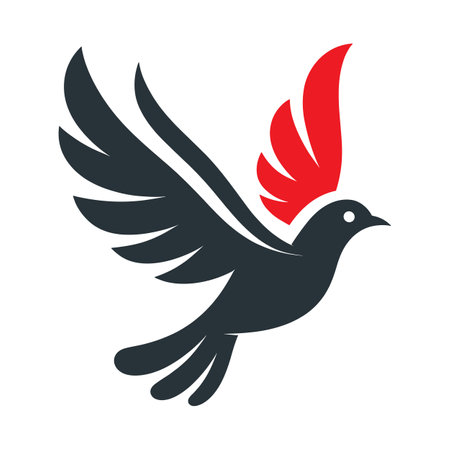 Bird Logo Design Vector Illustrationのイラスト素材