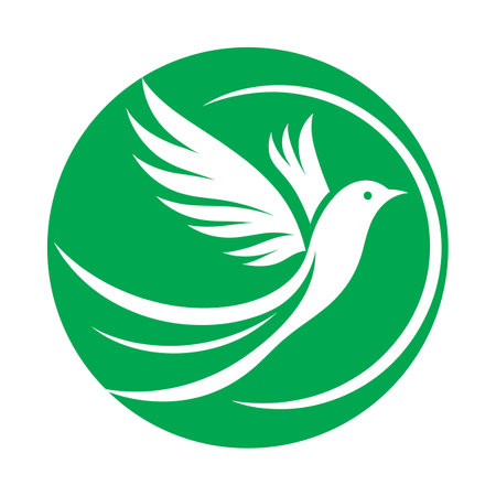 Bird Logo Design Vector Illustrationのイラスト素材