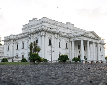 Lahore, Punjab Pakistan - May 12 2021 : Quaid e Azam Muhammad Ali Jinnah library on Mall road Lahore Pakistan.のeditorial素材
