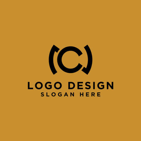 NC letters Initial icons / Monogram.- Vector inspiration logo design - Vectorのイラスト素材