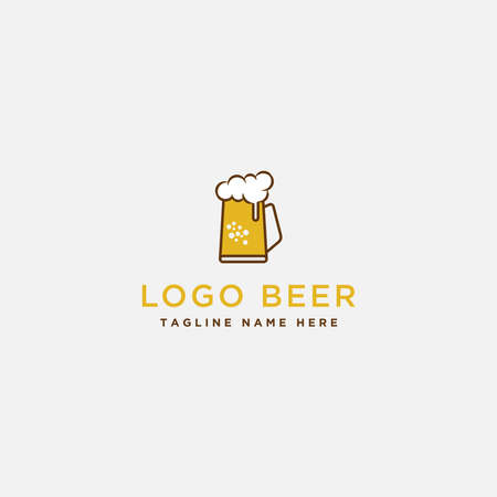 Beer design. Logo template. - Vectorのイラスト素材