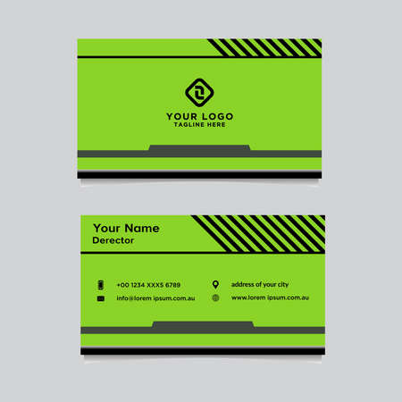 Abstract business card template. Modern vector designのイラスト素材