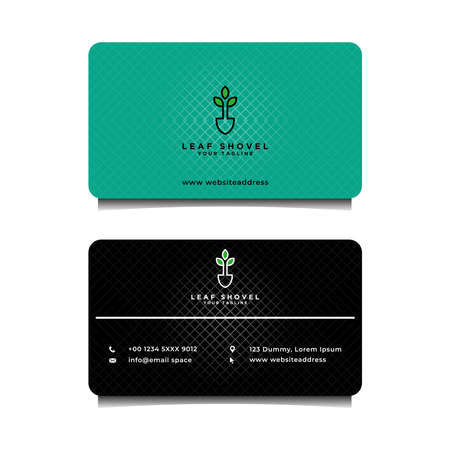 Abstract business card template. Modern vector designのイラスト素材