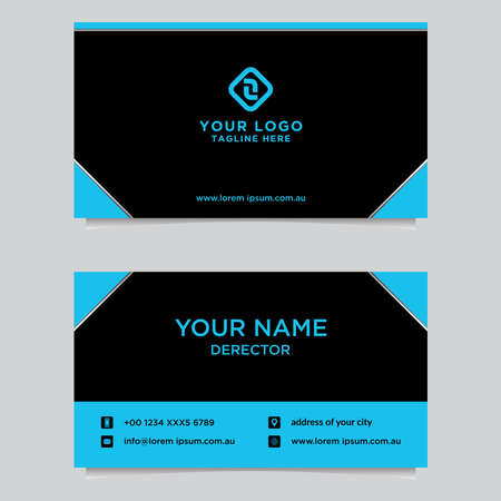 Abstract business card template. Modern vector designのイラスト素材