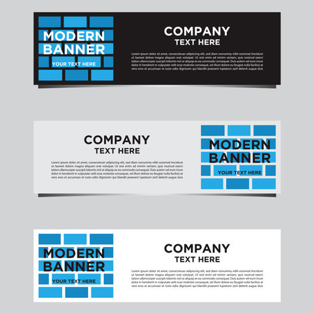 baner design template for advertisingsimple very easy to use for company or business.のイラスト素材