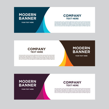 baner design template for advertisingsimple very easy to use for company or business.のイラスト素材