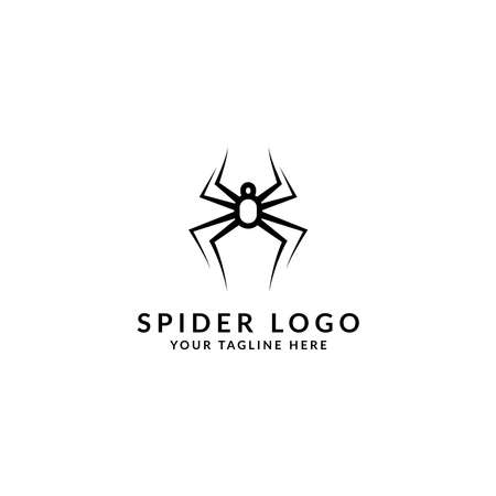 Spider Template logo design - Vectorのイラスト素材