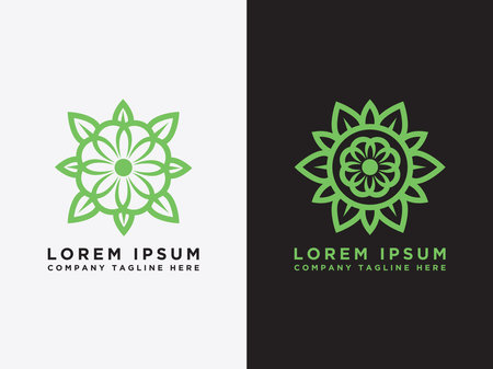 Templates for Logo Design Set of Natural Leaf Vectorのイラスト素材