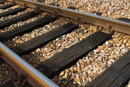 Railway trackの写真素材