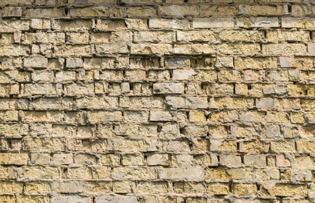 Red brick wall in a background imageの写真素材