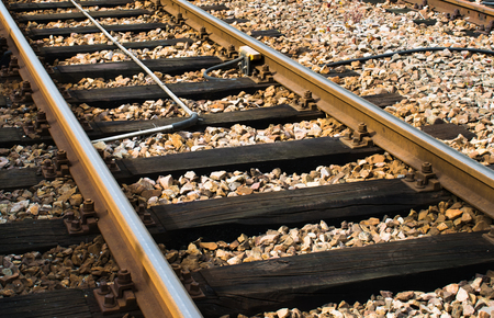 Railway trackの写真素材