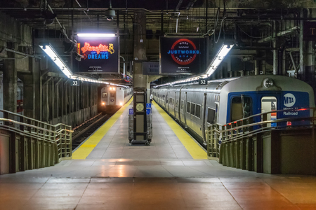 NEW YORK, USA - MAY 5, 2018: Grand Central interior in Manhattan, New York City. Second busiest station of the New York City Subway system with 42M passengersのeditorial素材