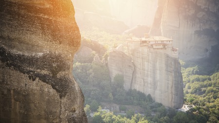 Monastery Holy Trinity, Agia Trias Meteora, Greeceの写真素材