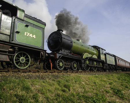 2 steam enginesのeditorial素材