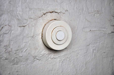 retro bell button on cappy wall