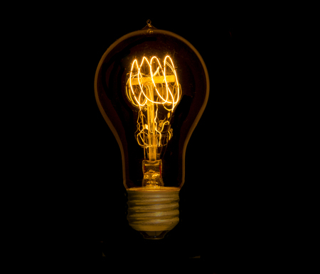 wireless light bulb concept for idea or electricity