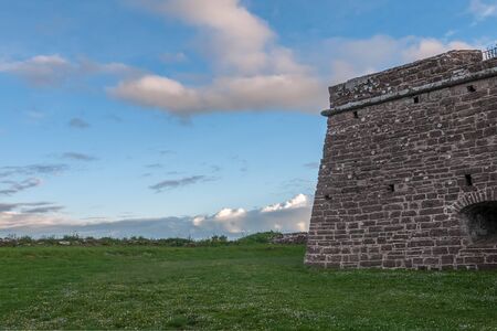 Borgholm, The grand remains of a medieval fort on the island of Oland. Sweden