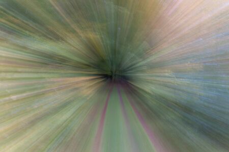 Abstract photo, forest road in summar photographed with different effects of motion and zoom....
