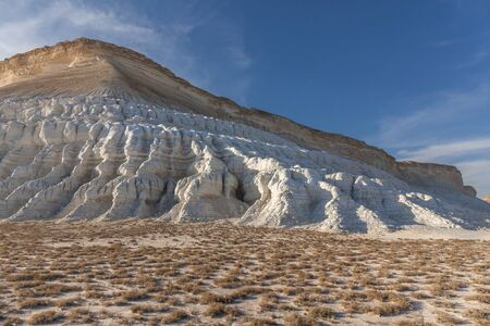 The Ustyurt Plateau. District of Boszhir. The bottom of a dry ocean Tethys. Kazakhstan. selective...
