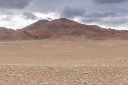 Mongolian landscapes in the Altai Mountains, wide landscape.の写真素材