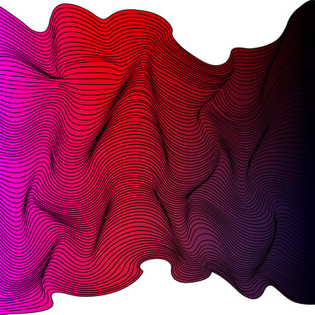 Background of abstract crumpled surfaceのイラスト素材