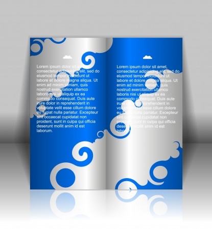 brochure booklet design の写真素材