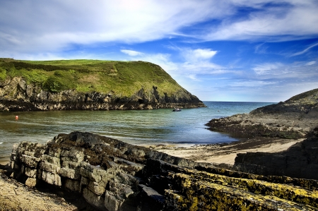 A typical cliff landscape at Cork, Ireland