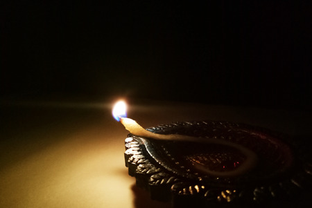 Diwali festival Flame lightの写真素材