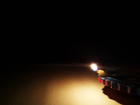 Diwali festival Flame lightの写真素材