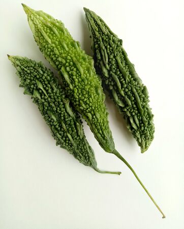 Bitter gourd healthy and medicinal food vegetableの写真素材
