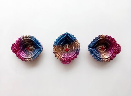 Diwali Diya Traditional and Cultural Indian Festival Objectの写真素材