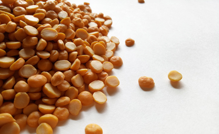 Yellow Split Peas Healthy Food Ingredientの写真素材