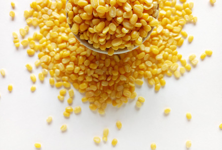 Split Mung Bean Natural and Healthy Foodの写真素材