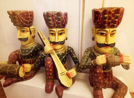 Indian Traditional Cultural Folk Art Puppetsの写真素材