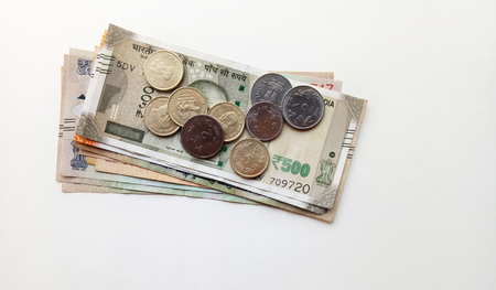 Indian Cash Currencyの写真素材