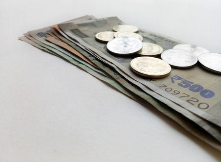 Indian Cash Currencyの写真素材