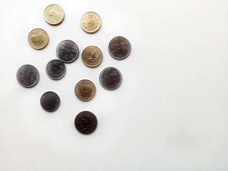 Indian Currency Coinsの写真素材