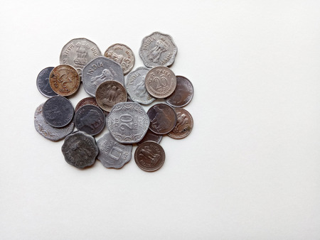 Indian Old Cash Currencyの写真素材