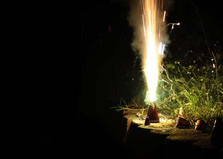 Diwali Celebration Fireworkの写真素材
