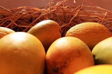 Mangoes Delicious Organic Healthy Fruitの写真素材