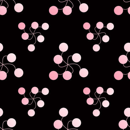 A creative composition consisting of graphic elements. Abstraction. Resource for printing on paper or fabric, seamless background.の写真素材